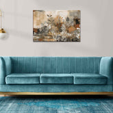 Abstract canvas painting wall décor Minimalist Floral landscape colorful